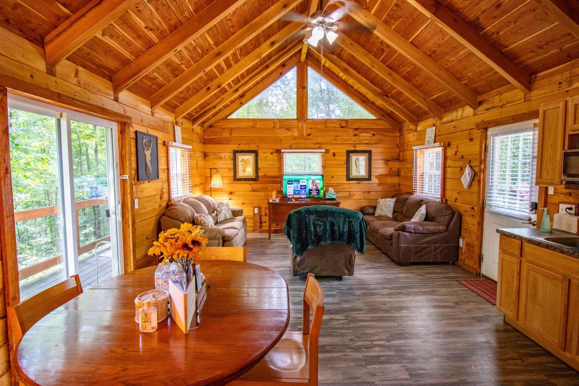Kozy Haven Log Cabin Rentals Columbia Esterno foto